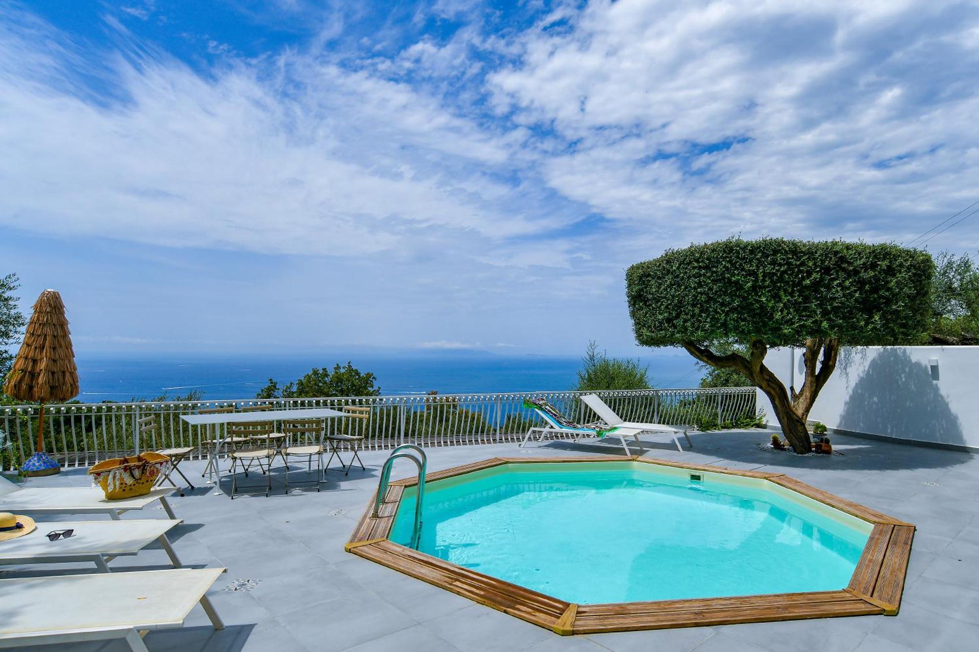 Villa Venus In Penisola Sorrentina Масса-Лубренсе Екстер'єр фото